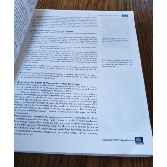 Psychology in Action 8th Edition Soft Cover Karen Huffman - Picture 5 of 6